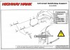 Highway Hawk H66-030 Podpěry brašen 2ks